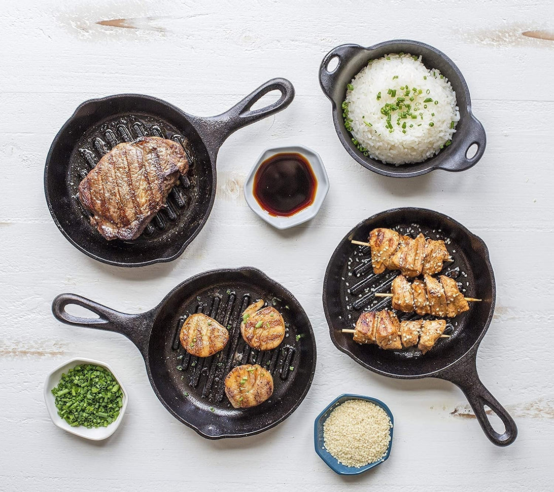 Lodge - 6.5" Cast Iron Grill Pan - L3GP