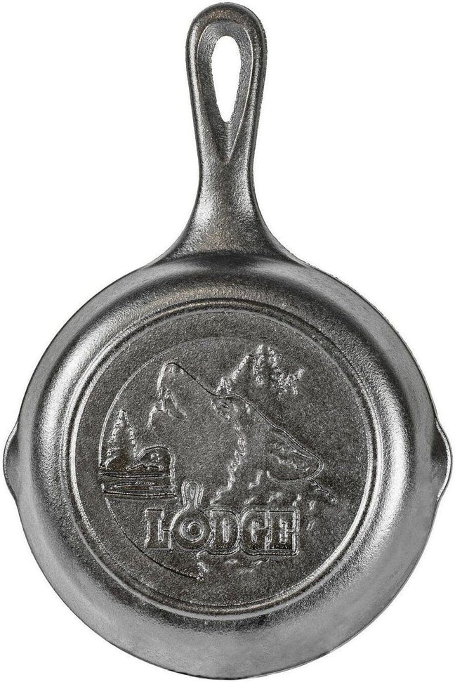 Lodge - 6.5" Wildlife Wolf Cast Iron Skillet - L3SKWLWF