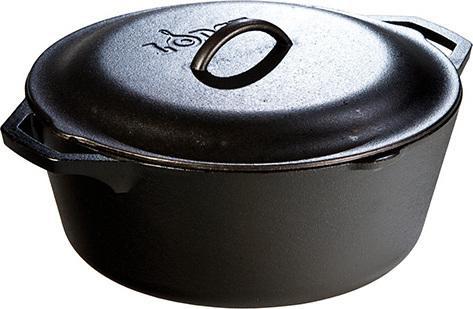 Lodge - 6.6 L Cast Iron Dutch Oven - L10DOL3