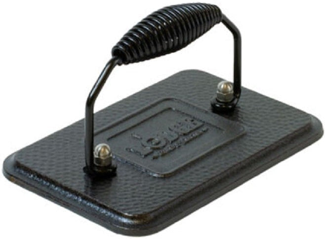 Lodge - 6.75" x 4.5" Rectangular Cast Iron Grill Press - LGP3
