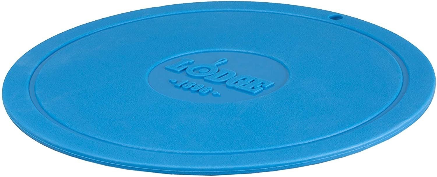 Lodge - 7.25" Deluxe Round Silicone Trivet Ocean Blue - AS7DT36