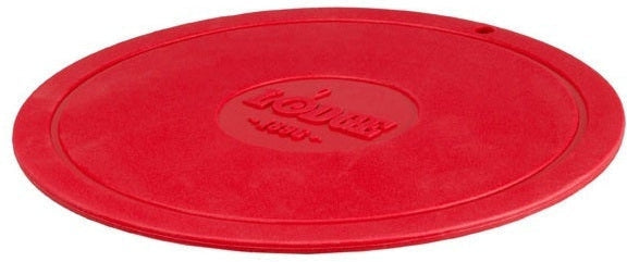 Lodge - 7.25" Deluxe Round Silicone Trivet Red - AS7DT41