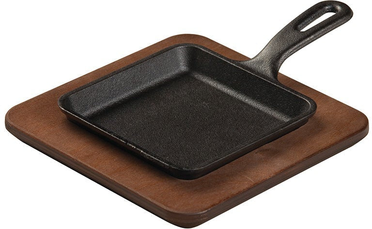 Lodge - 7.5" Square Walnut Wood Underliner - U5WP