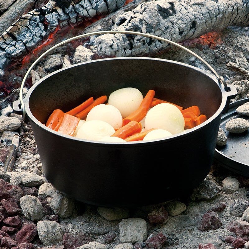 Lodge - 7.6 L Cast Iron Deep Camp Dutch Oven - L12DCO3