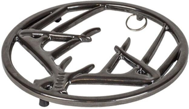 Lodge - 8" Enameled Cast Iron Antler Trivet Midnight Chrome - EC8AT18
