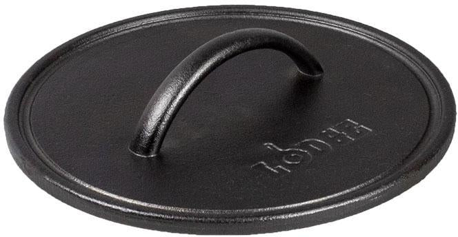 Lodge - 8" Round Seasoned Cast Iron Grill Press - L8RFIP