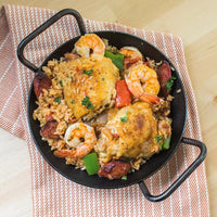 Lodge - 8" Seasoned Carbon Steel Dual Handle Pan - CRS8DLH