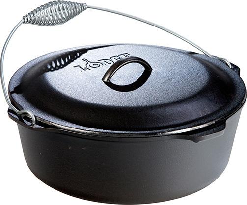 Lodge - 8.5 L Cast Iron Dutch Oven With Bail Handle - L12DO3