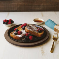 Lodge - 9.5" Round Walnut Wood Underliner - U5RP