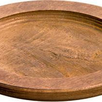Lodge - 9.5" Round Walnut Wood Underliner - U5RP