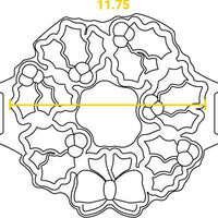 Lodge - Cast Iron Holiday Wreath Pan - BWHW