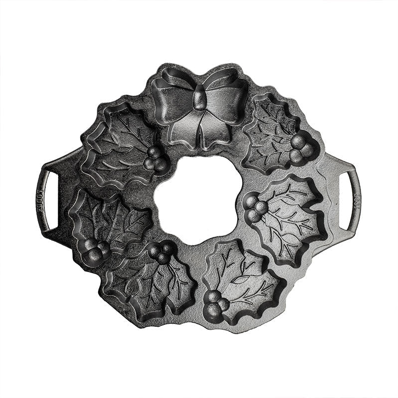 Lodge - Cast Iron Holiday Wreath Pan - BWHW