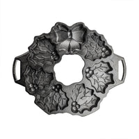 Lodge - Cast Iron Holiday Wreath Pan - BWHW
