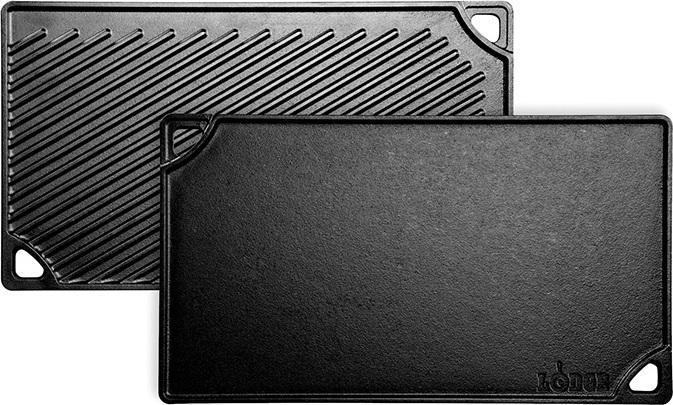 Lodge - Double Play Reversible Cast Iron Grill/Griddle - LDP3CN