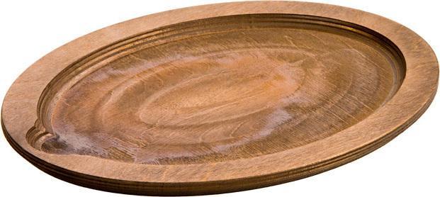 Lodge - Oval Walnut Wood Underliner - UOPB