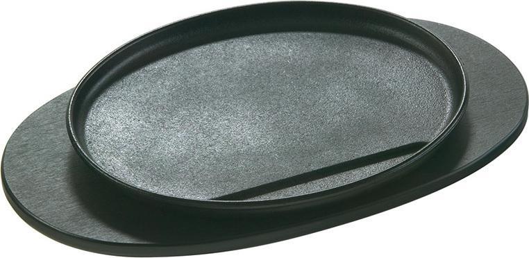 Lodge - Oval Wood Underliner - Ebony Black Stain - UAJB