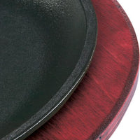 Lodge - Oval Wood Underliner Red - UOPB1