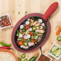 Lodge - Oval Wood Underliner Red - UOPB1