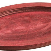 Lodge - Oval Wood Underliner Red - UOPB1