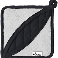 Lodge - Silicone & Fabric Potholder/Trivet Grey - ASFPH05