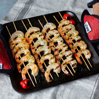 Lodge - Silicone & Fabric Potholder/Trivet Red - AS7SKT61