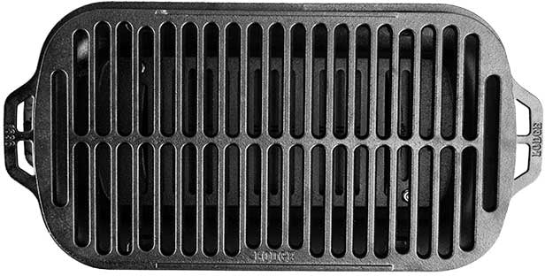 Lodge - Sportsman's Pro Cast Iron Grill - LSPROGINT