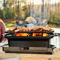 Lodge - Sportsman's Pro Cast Iron Grill - LSPROGINT
