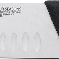 Messermeister - Black Four Seasons 7" Kullenschliff Santoku Knife - 5010-7K