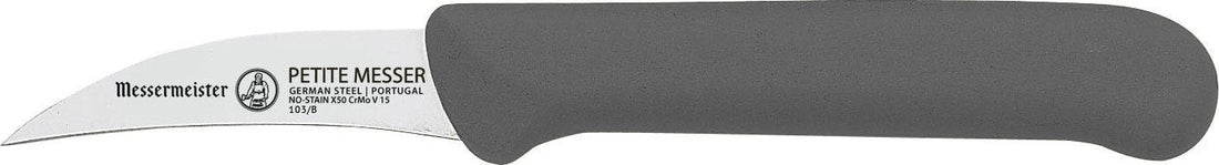 Messermeister - Black Petite Messer 2.5" Birds Beak Parer with Matching Sheath - 103/B