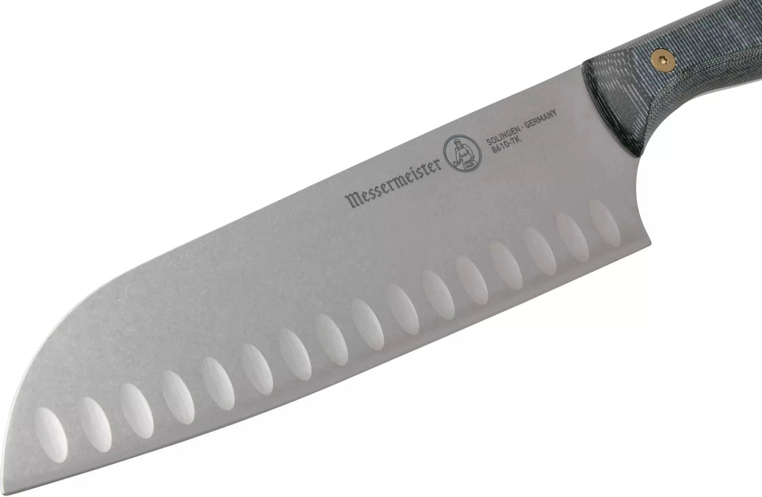 Messermeister - Custom 7" Kullens Santoku Knife - 8610-7K