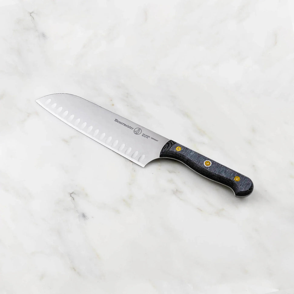 Messermeister - Custom 7" Kullens Santoku Knife - 8610-7K