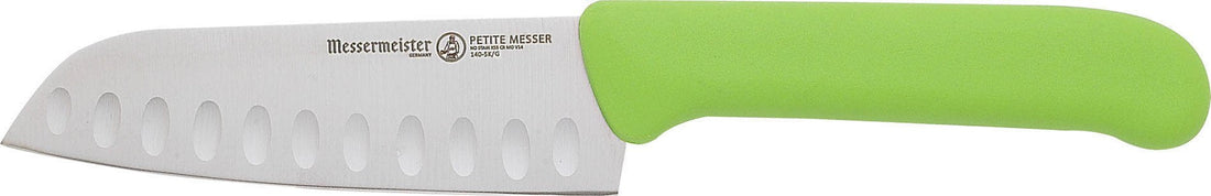 Messermeister - Green Petite Messer 5" Kullenschliff Santoku Knife - 140-5K/G