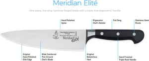 Messermeister - Meridian Elite 4 PC Multi-Edge Steak Knife Set - E/3683-4/4S