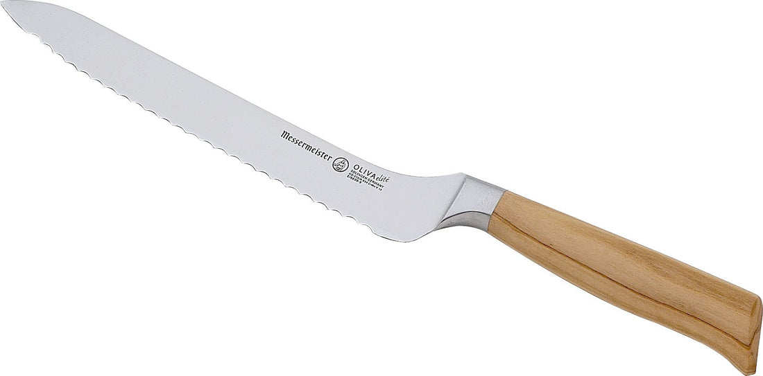 Messermeister - Oliva Elite 8" Scalloped Offset Knife - E/6644-8