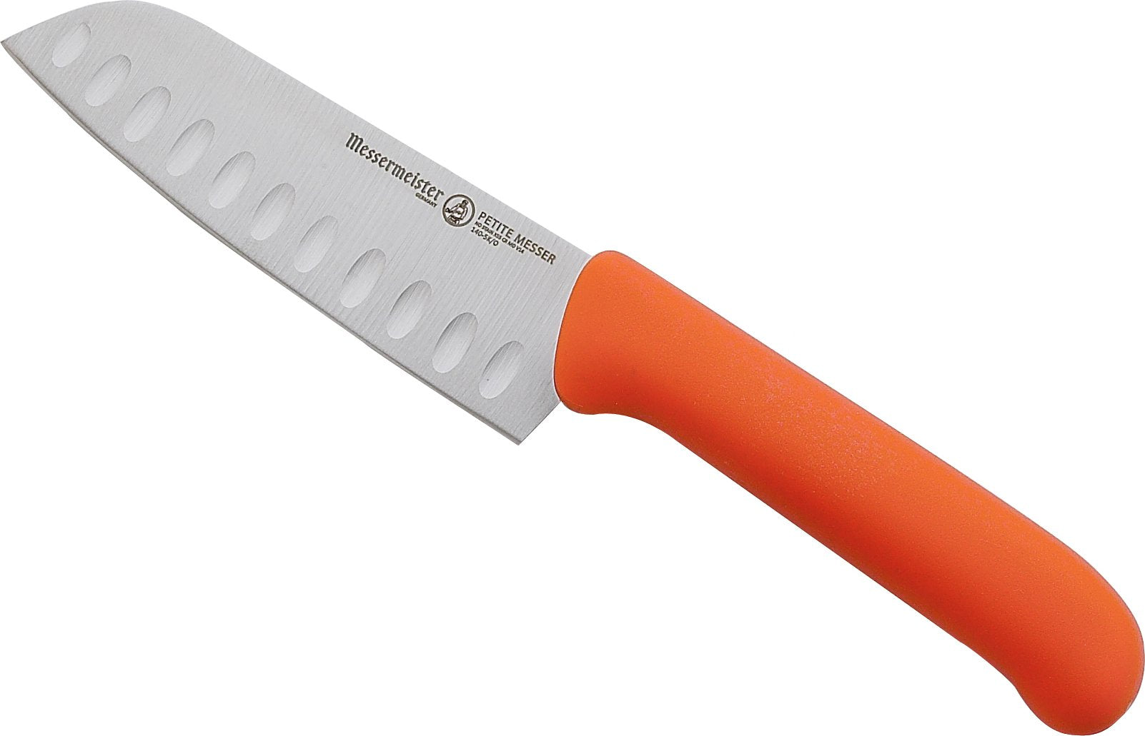 Messermeister - Orange Petite Messer 5" Kullenschliff Santoku Knife - 140-5K/O