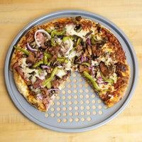 Meyer - 14" BakeMaster Nonstick Perforated Pizza Pan - 48329