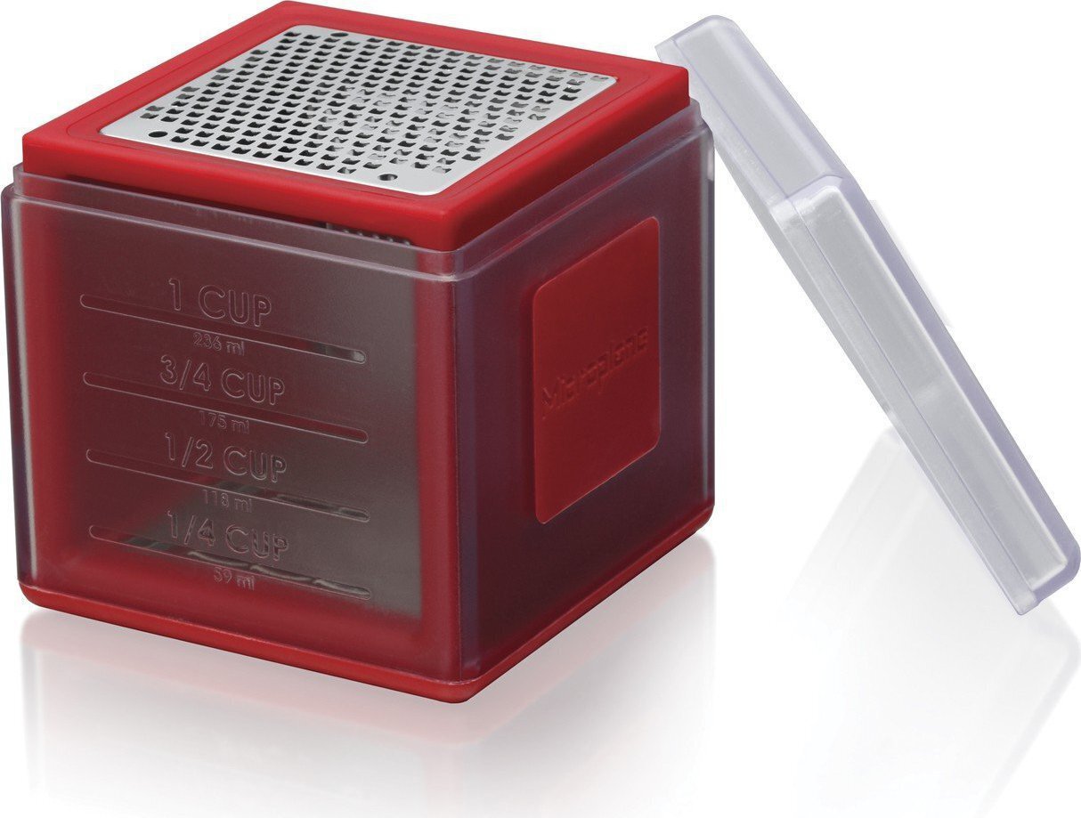 Microplane - 3-in-1 Cube Grater Red - 34102