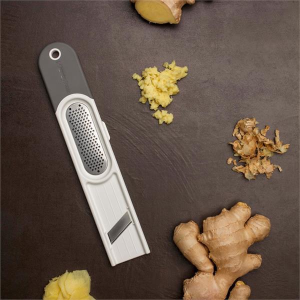 Microplane - 3-in-1 Ginger Tool Grey/Black - 48910