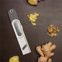 Microplane - 3-in-1 Ginger Tool Grey/Black - 48910