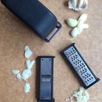 Microplane - Garlic Slicer Mincer Set Black - 48048