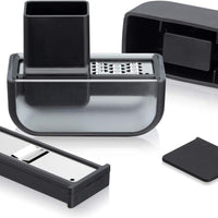 Microplane - Garlic Slicer Mincer Set Black - 48048