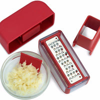 Microplane - Garlic Slicer Mincer Set Red - 48148