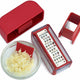 Microplane - Garlic Slicer Mincer Set Red - 48148