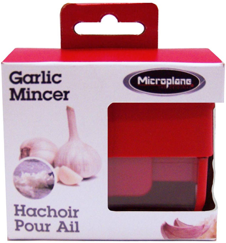 Microplane - Garlic Slicer Mincer Set Red - 48148
