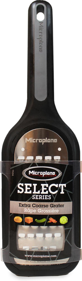 Microplane - Select Series Extra Coarse Cheese Grater Black - 51038