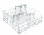 Miele - U 524/1 Lower Basket for Glasses with 4 Rows - 67652402D