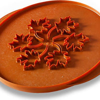Nordic Ware - Reversible 2-in-1 Leaves & Apples Reversible Pie Top Cutter - 59881