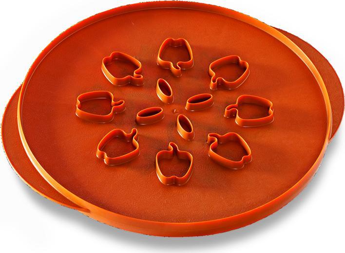 Nordic Ware - Reversible 2-in-1 Leaves & Apples Reversible Pie Top Cutter - 59881