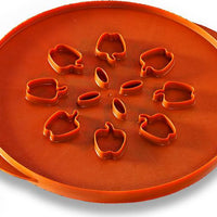 Nordic Ware - Reversible 2-in-1 Leaves & Apples Reversible Pie Top Cutter - 59881