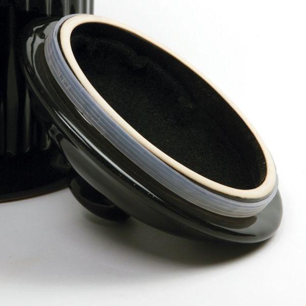 Norpro - 1 Gallon Ceramic Compost Crock Black - 93EB